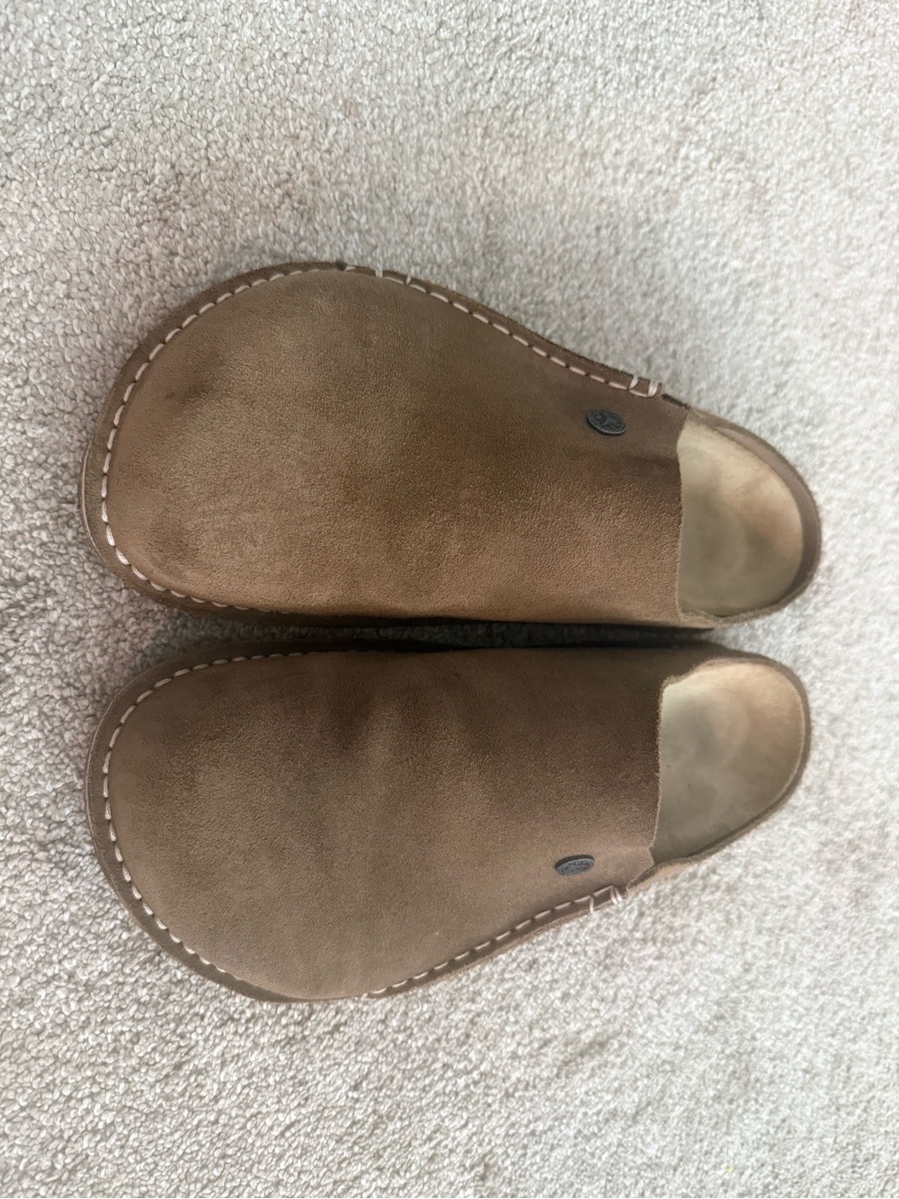 Birkenstock Zermatt - Size 44, Gray/Taupe Suede - Picture 3 of 6